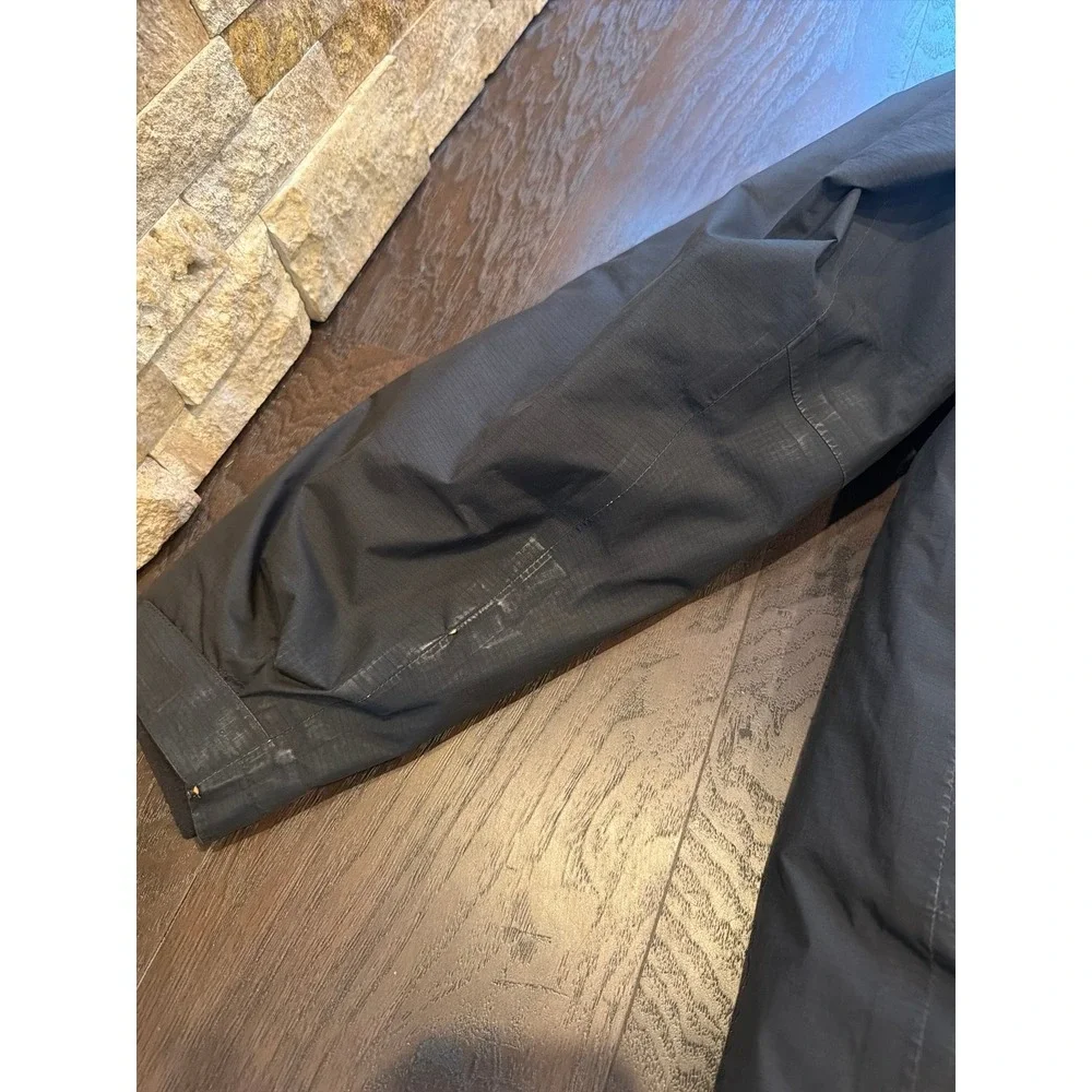 The North Face Gore-Tex Men's XL Black Hooded Waterproof Jacket Shell Coat